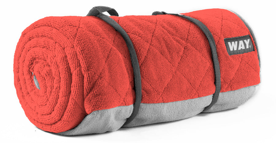 Painted Moth Yoga Towel. Grip Texture. Compact Travel Pouch. Quick Dry –  Trek Light