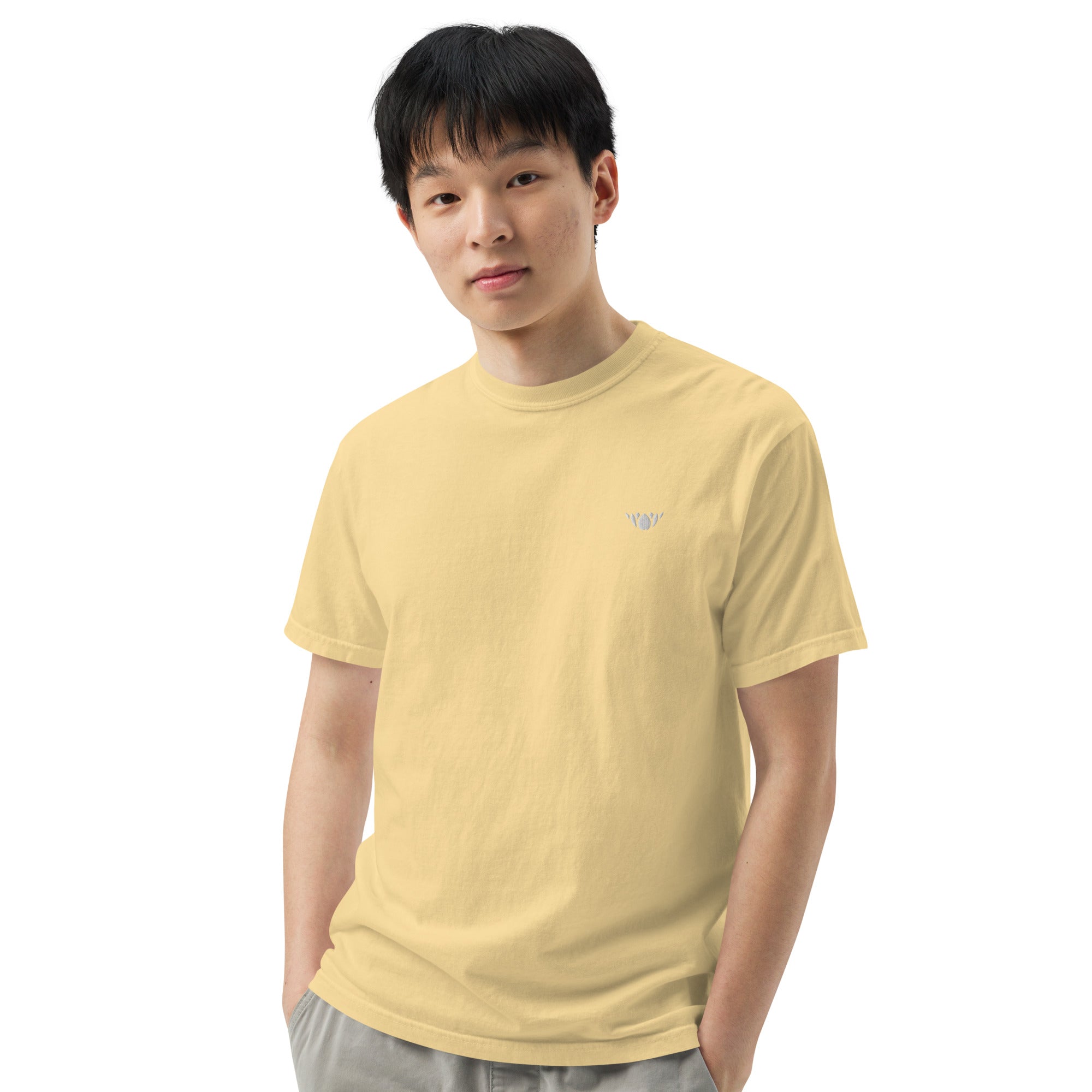 Lotus-Men’s garment-dyed heavyweight t-shirt