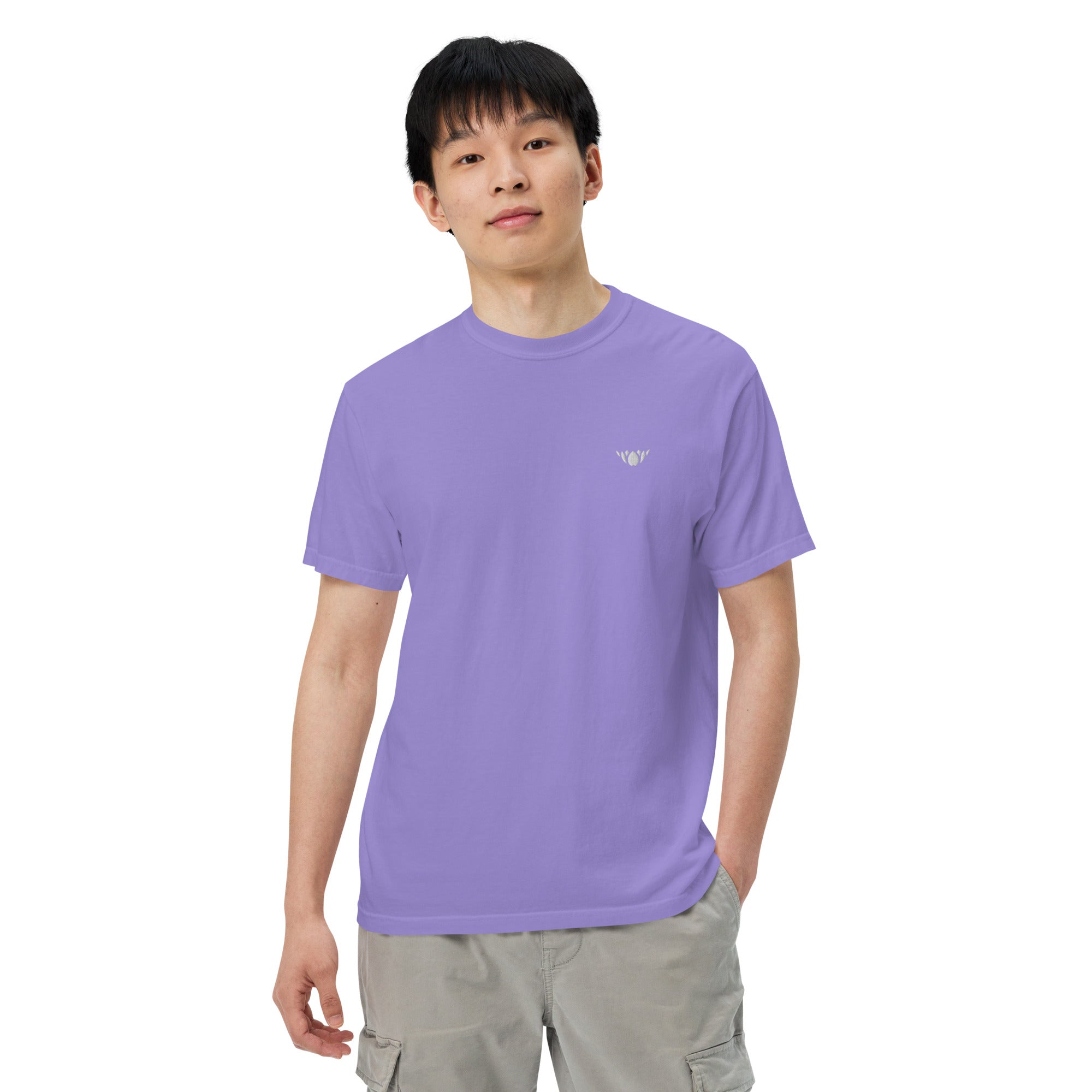 Lotus-Men’s garment-dyed heavyweight t-shirt