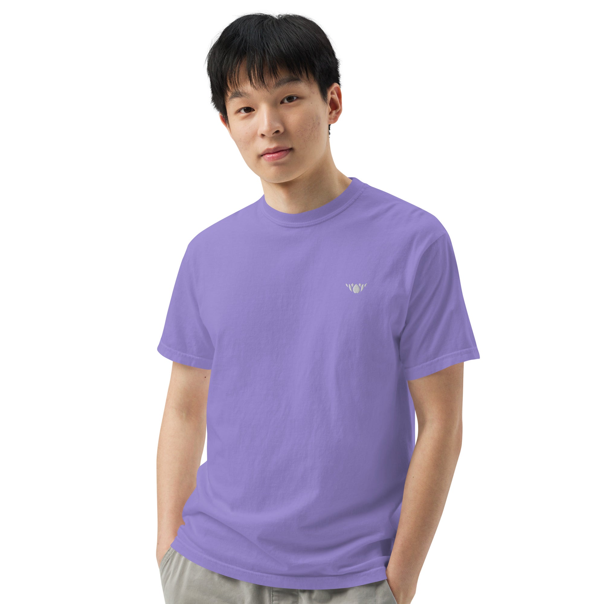 Lotus-Men’s garment-dyed heavyweight t-shirt