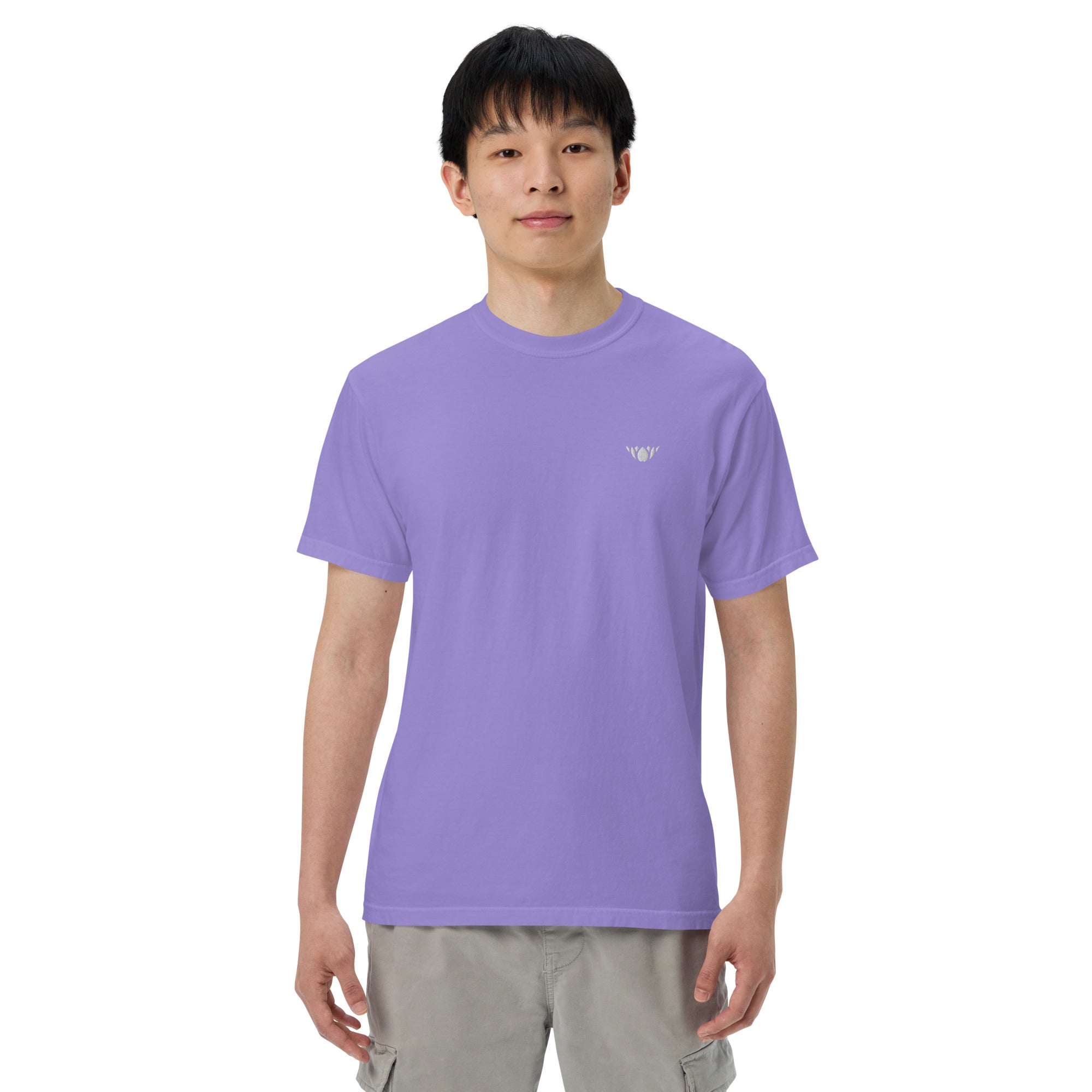 Lotus-Men’s garment-dyed heavyweight t-shirt