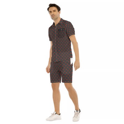 All-Over Print Men's Short Sleeve Shirt Sets