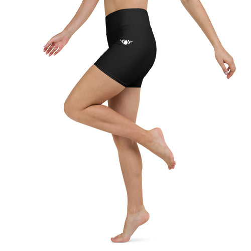 Core Black-Yoga Shorts