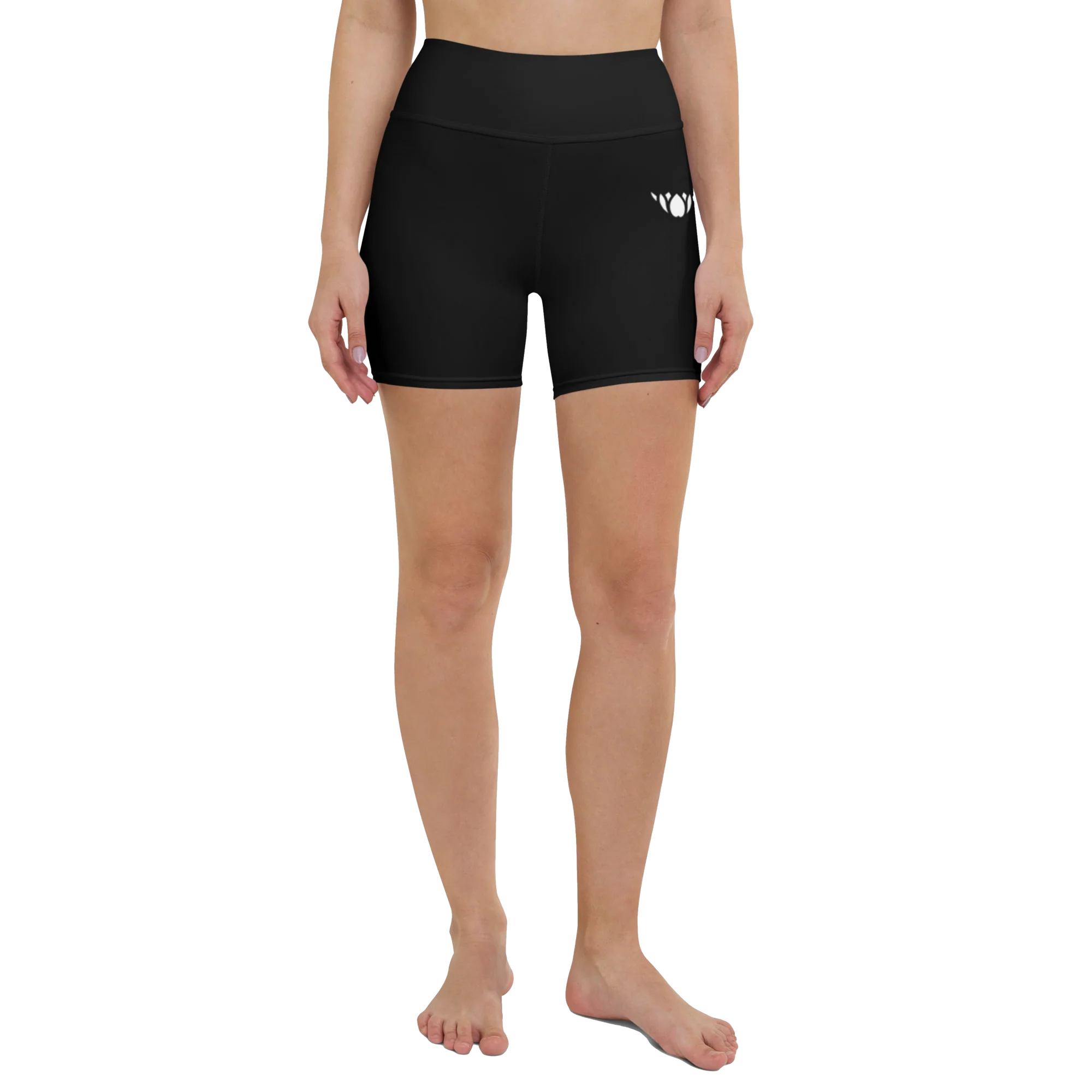 Core Black-Yoga Shorts