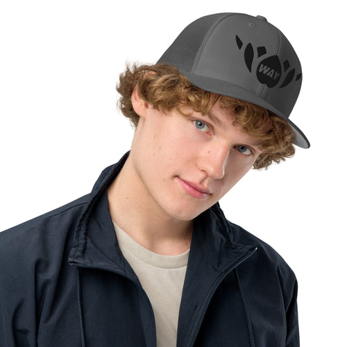 Lotus-Closed-back trucker cap