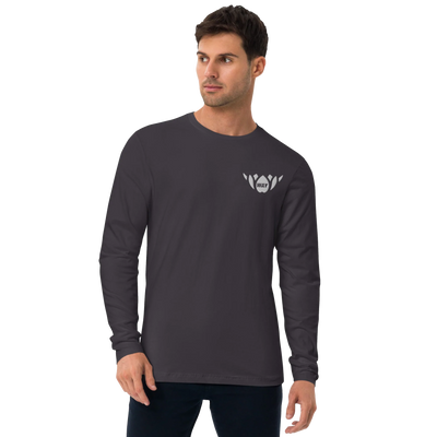 Lotus-Long Sleeve Fitted Crew