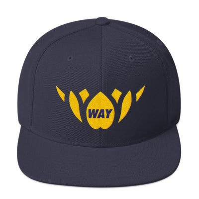 Navy & Yellow/Gold-Snapback Hat