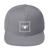 WAYhat-SQUARE Solid Wool Blend Snapback-More Colors