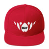 Red & White-Snapback Hat