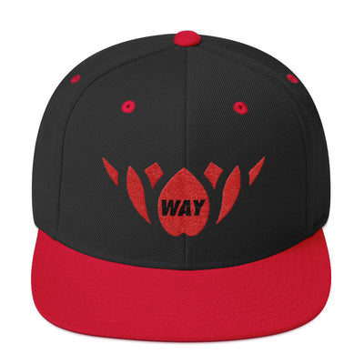 Red & Black-Snapback Hat