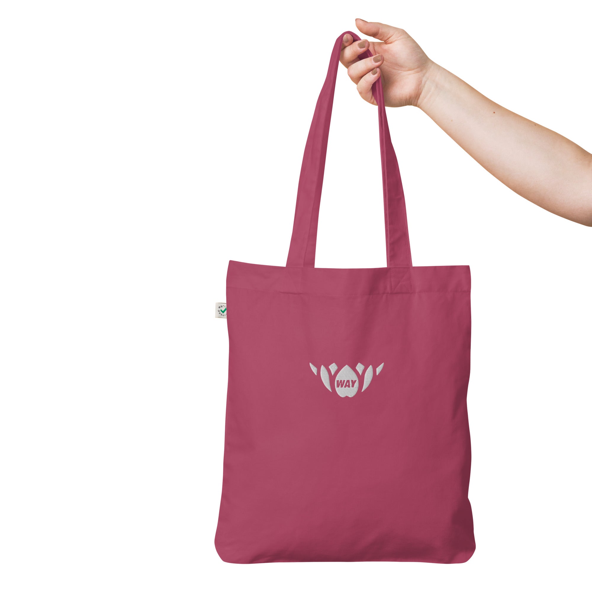 Lotus-Organic fashion tote bag
