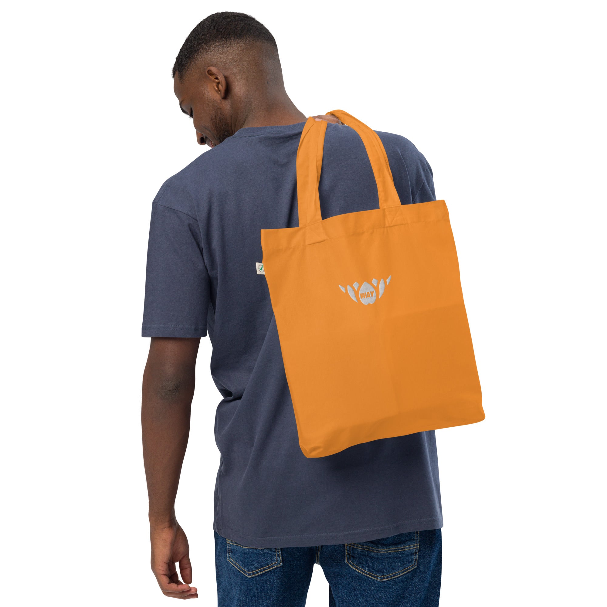 Lotus-Organic fashion tote bag - WAYmat