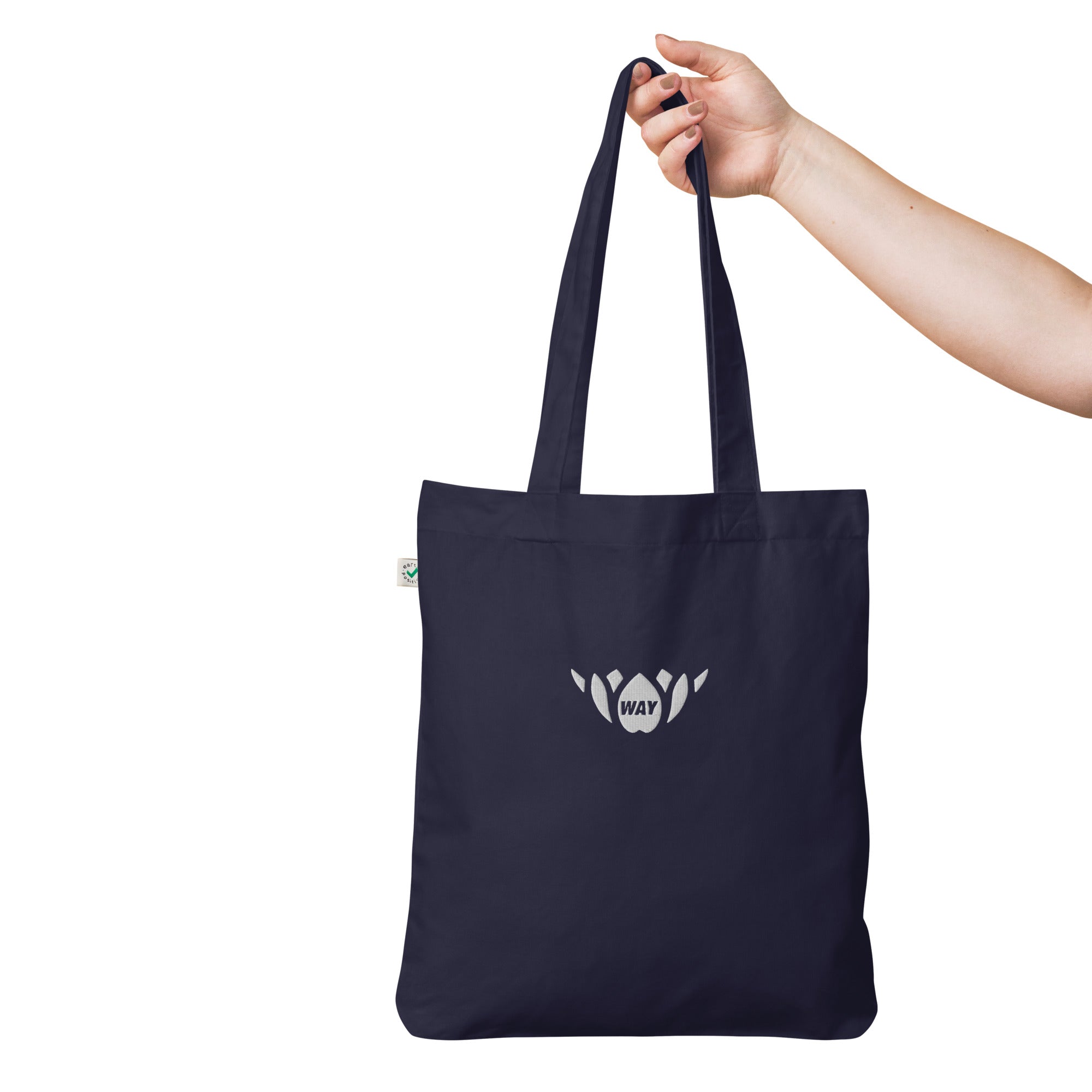 Lotus-Organic fashion tote bag