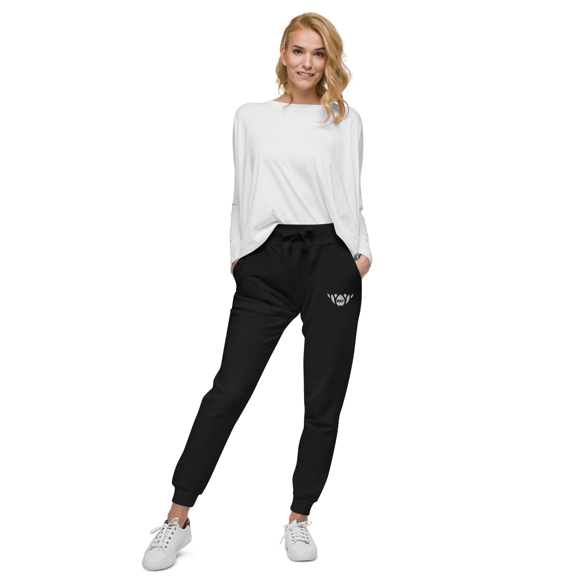 Lotus-Unisex fleece sweatpants