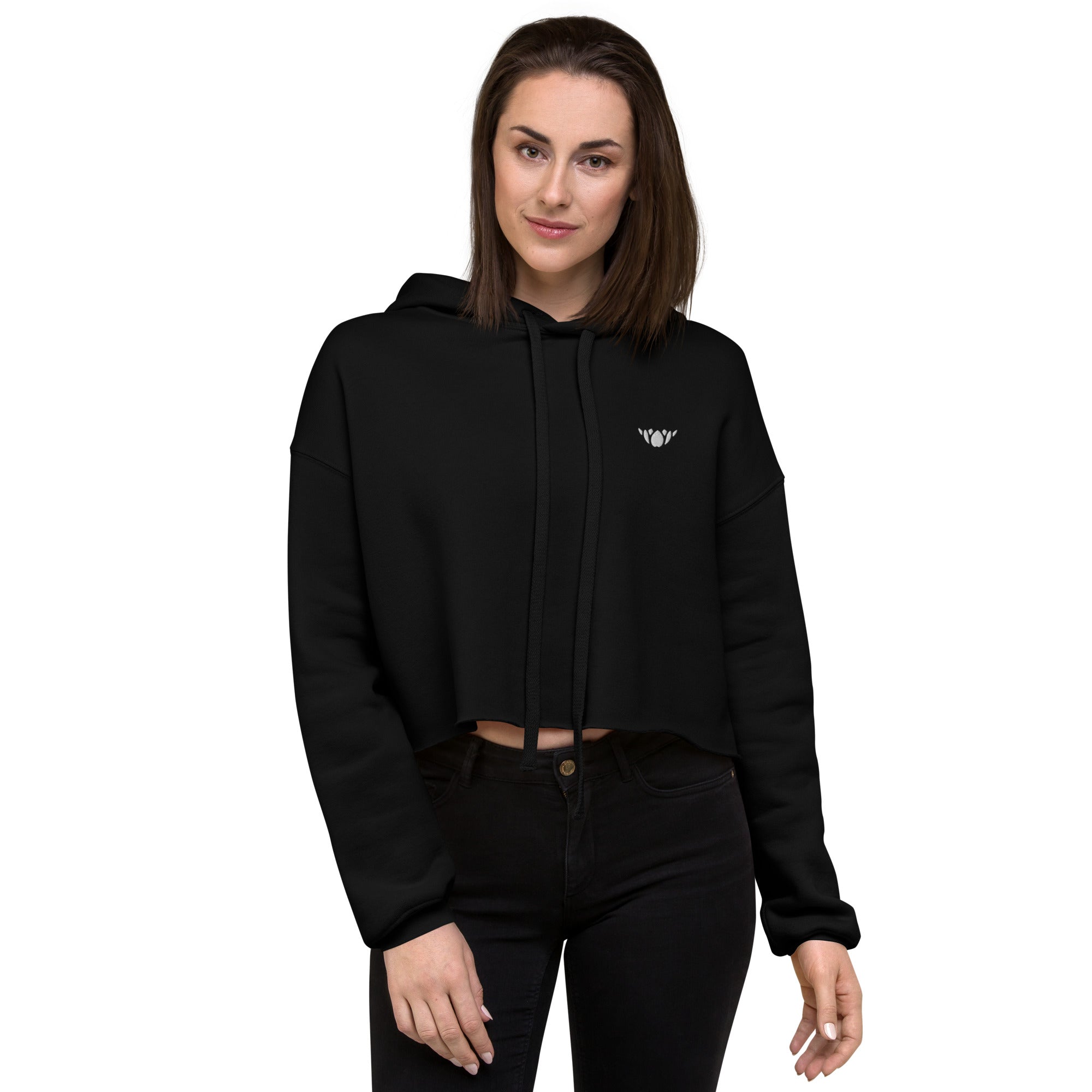Lotus-Crop Hoodie