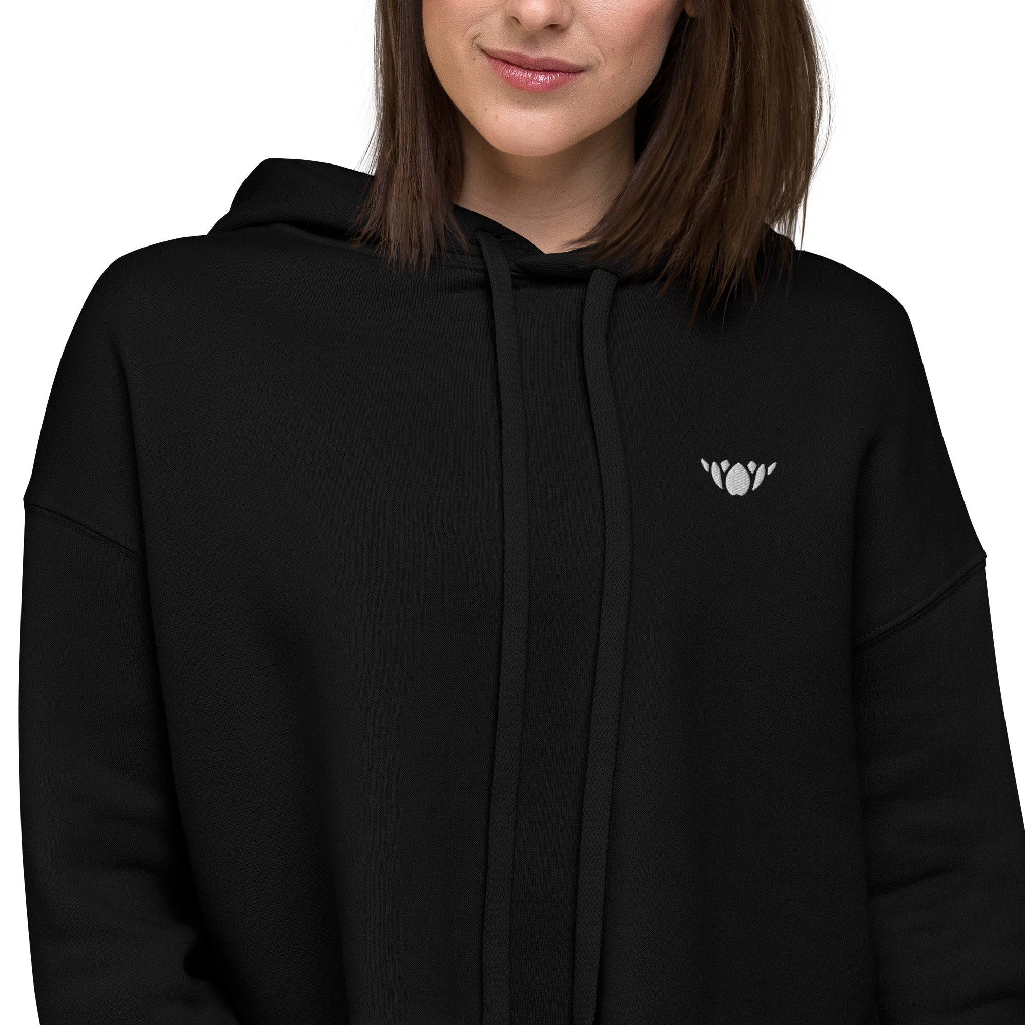 Lotus-Crop Hoodie
