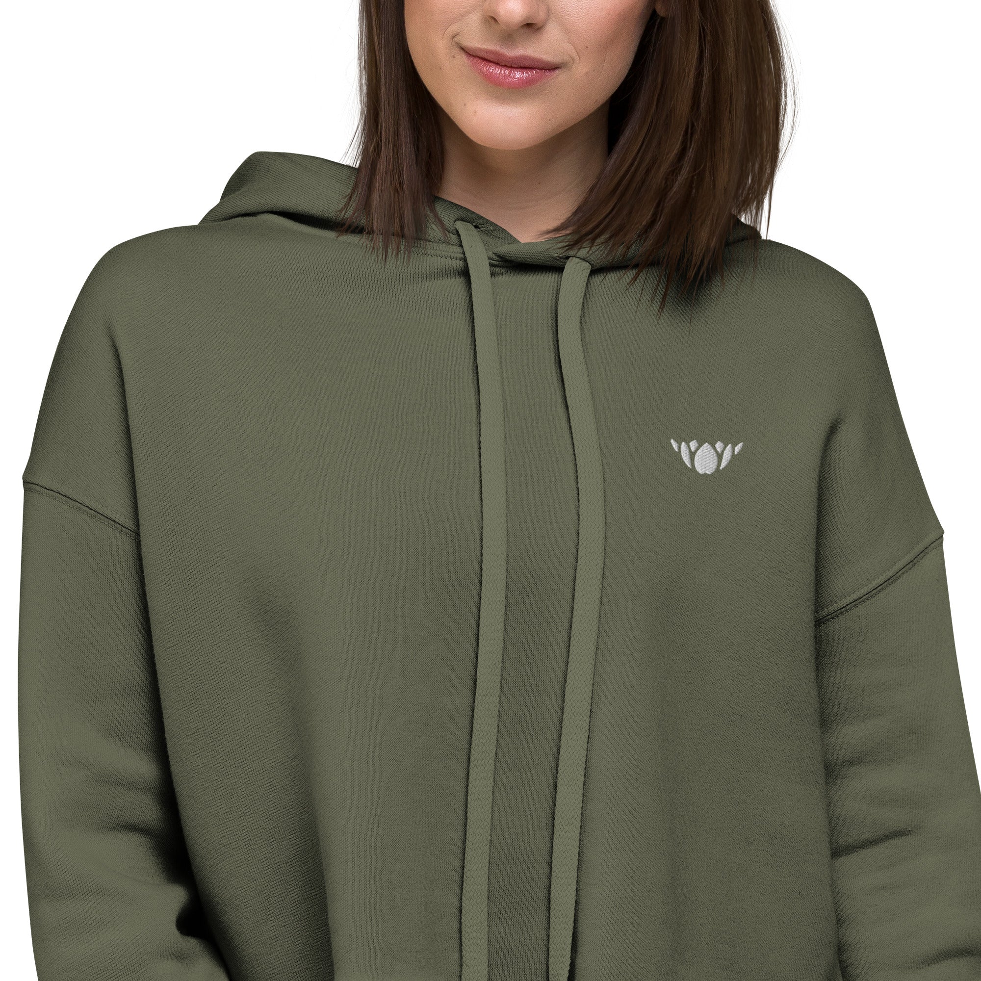 Lotus-Crop Hoodie