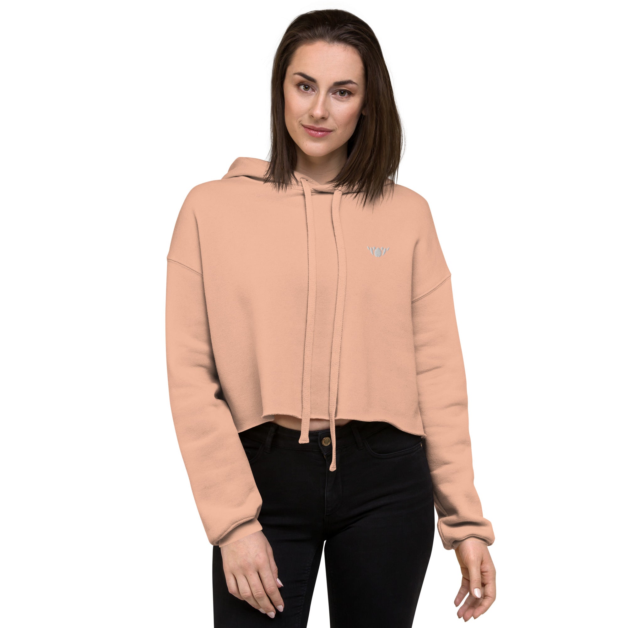 Lotus-Crop Hoodie