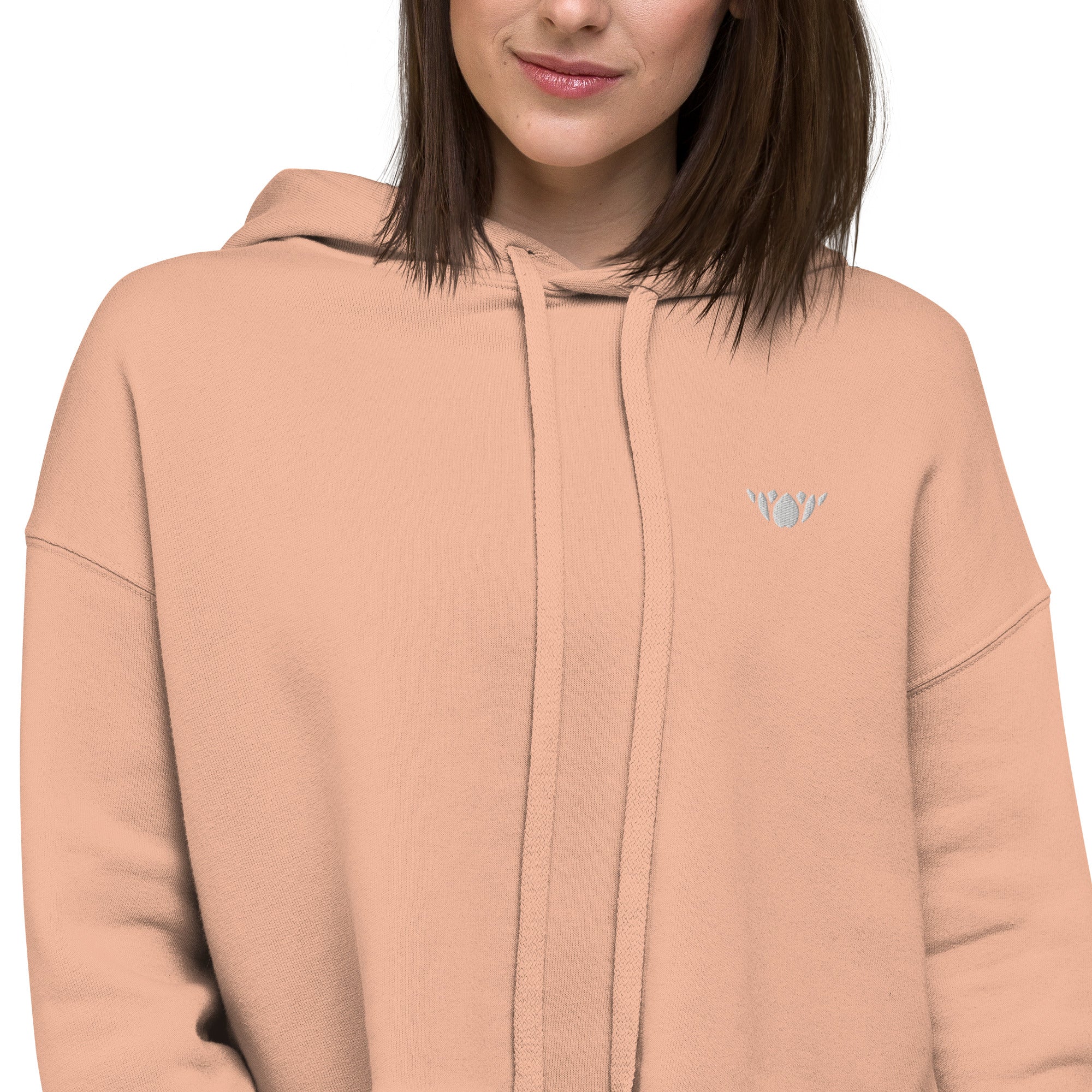 Lotus-Crop Hoodie