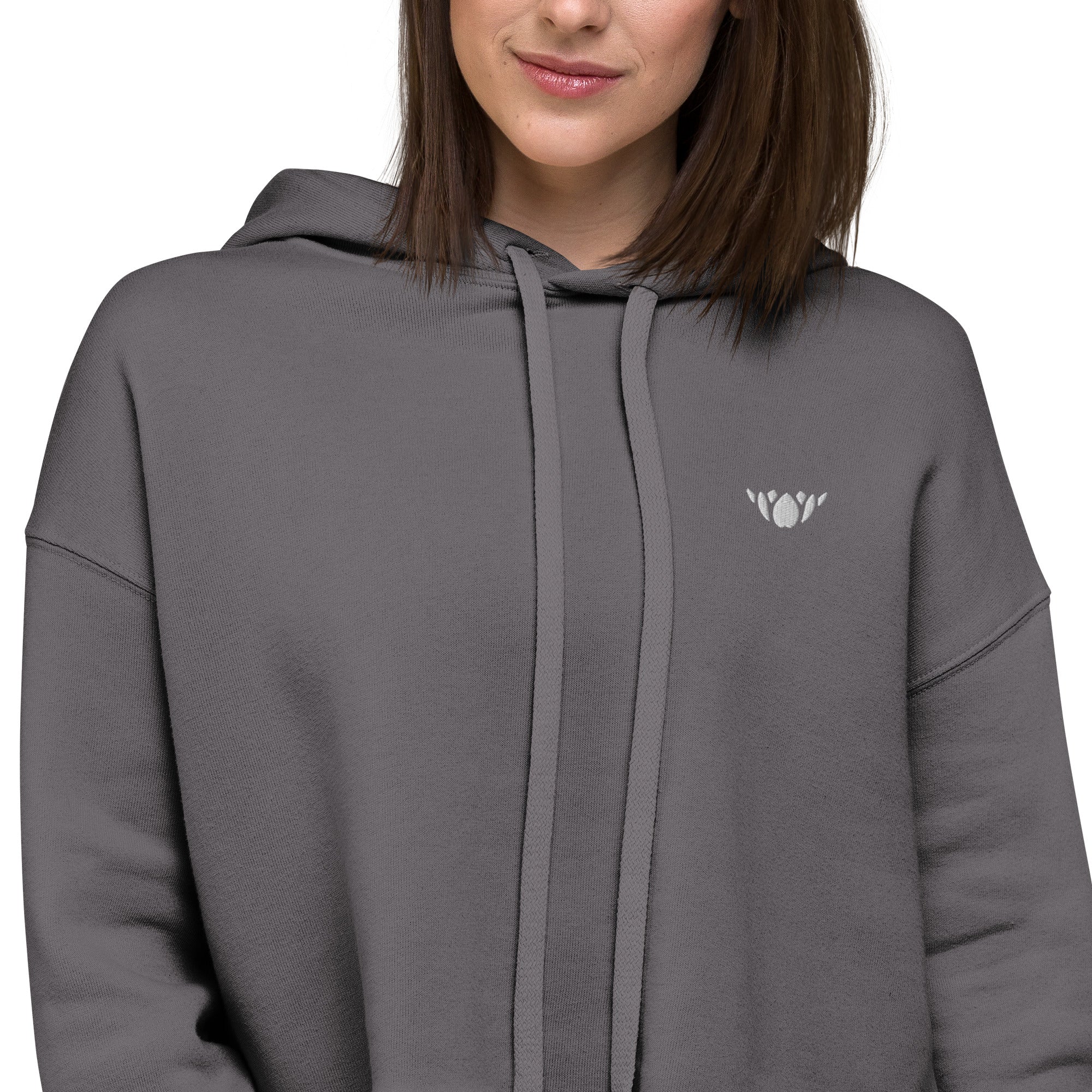 Lotus-Crop Hoodie